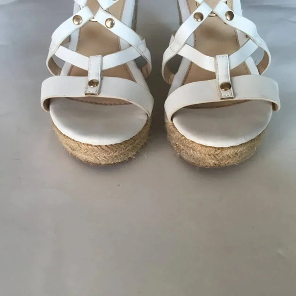 Refresh women's sandals White Wedges Sz 7 - Picture 8 of 13